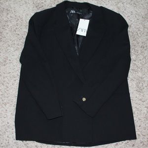 Zara women’s suit blazer jacket oversized Size L